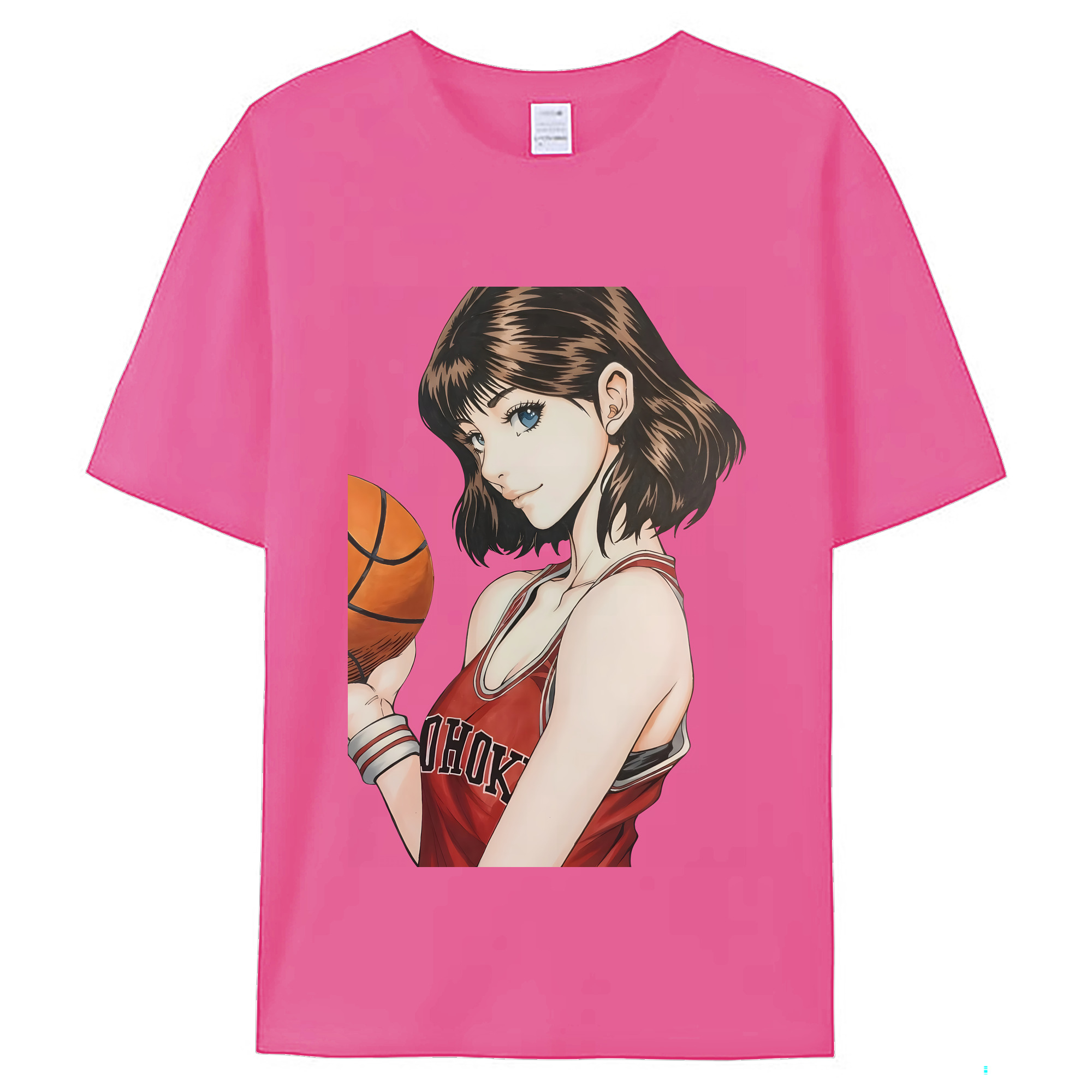 （画像用） SLAM DUNK／スラムダンク レディースカジュアルプリントTシャツ（綿100％）